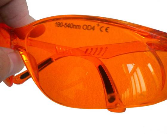 200nm-540nm Laser Safety Goggles Orange